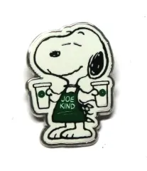 【中古】バッジ・ピンズ スヌーピー(ピンク) ピンバッジ 「PEANUTS(SNOOPY)×スターバックスコーヒー」
