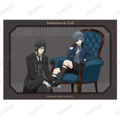 【新品】キャラカード セバスチャン＆シエル 描き下ろし A5イラストカード 「TVアニメ 黒執事 -寄宿学校編-」