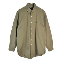 RALPH LAUREN ラルフローレン BLAKE ボタンダウンシャツ カーキ(メンズ M)中古 古着 X6822