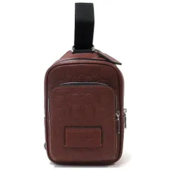 【新品 未使用】コーチ バッグ メンズ アウトレット シグネチャー 型押し ワンショルダー ショルダーバッグ ボディバッグ CDC45 SVE0S