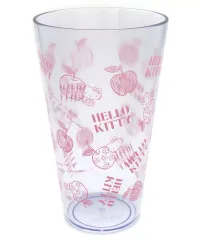 【中古】マグカップ･湯のみ ハローキティ クリアタンブラー 「ハローキティ」 洋服の青山ノベルティグッズ