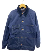 WRANGLER (ラングラー) デニムカバーオール チョアコート ブランケット付 襟コーデュロイ 70S 古着 ビンテージ 40 ブルー メンズ/036のサムネイル