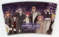 【中古】食器 カラフルピーチ カップスリーブ 「カラフルピーチ×東武動物公園 ウインターイルミネーション2025-2026」 カップスリーブ付きホットドリンク購入特典