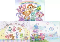 【中古】クリアファイル 集合 A4クリアホルダーセット 「ダッフィー＆フレンズのハートフェルト・レターズ・オブ・フレンドシップ」 東京ディズニーシー限定