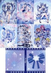 [중고] 클리어 파일 집합 A4 클리어 파일컴플리트세트 [SNOW MIKU 2025]