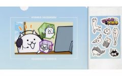 [중고] 클리어 파일 리모트 회의 스티커 첨부 커스터마이즈 클리어 파일 [이치 반 쿠지 냥코 대전쟁 ~모두 펠리페리 하는 냐~] I상