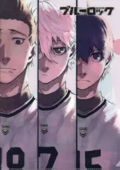 【中古】クリアファイル 集合(ホワイト/レッド) A4クリアファイル 「ブルーロック」