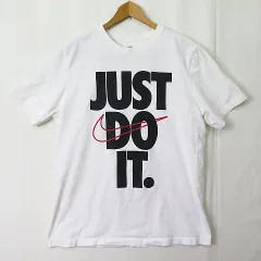 ナイキ NIKE Tシャツ 半袖 プリント コットン XL オフホワイト 2sa7399