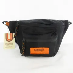 ユニバーサルオーバーオール UNIVERSAL OVERALL ボディバッグ ウエストバック ショルダーバッグ ブラック 黒 鞄