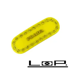 プラダ ■未使用■ バレッタ ヘアクリップ アクセサリー ファッション イエロー プレックス 1IF043  【536779】11のサムネイル