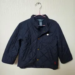 ポロラルフローレン キッズ キルティング ジャケット ネイビー 3T