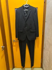 Y【Y4-40】◇  TAKAQ    サイズジャケットA6    パンツ不明　ビジネススーツ　上下セット　黒色　メンズ