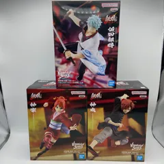 銀魂　吉原大炎上　3点セット　VIBRATION STARS　神楽　神威　坂田銀時　プライズ　フィギュア　バンダイ　バンダイナムコ　バンプレスト　（ME28-3961）