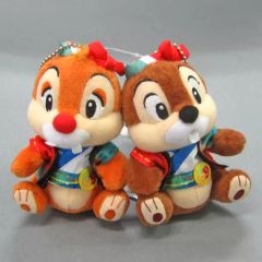 [중고] 봉제 장난감 칩 & 데일 (2 몸 세트 / 찬물! 여름 비트) 봉제 장난감 배지 [디즈니 여름 축제 2017] 도쿄 디즈니 랜드 한정