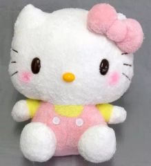 当時物 特大 ハローキティ パステル もしゃもしゃ ぬいぐるみ レア