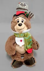 【中古】ぬいぐるみ ヘンリー＆サミー(ジングルベル・ジャンボリー) ぬいぐるみバッジ 「カントリーベア・シアター」 東京ディズニーランド限定