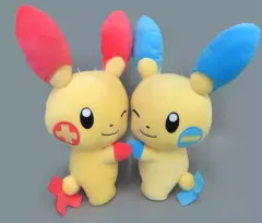【中古】ぬいぐるみ 全2種セット ほぺぴた でっかいぬいぐるみ～プラスル・マイナン～ 「ポケットモンスター」