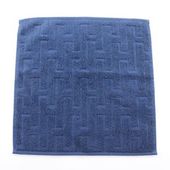 HERMES タオルハンカチ ネイビー コットン100% フランス製 - メルカリ