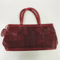 【良品】IBIZA イビサ ハンドバッグ パッチワーク バッファローレザー (志)A-239