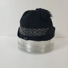 2002年 00s NIKE ACG オールド ヴィンテージ イヤー フリップ ブラック ビーニー 帽子