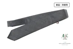 新品 アーディアンドシー AD&C ウールソリッドネクタイ 5 グレーのサムネイル