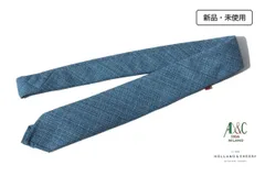 新品 アーディアンドシー AD&C ウールネクタイ 6 ブルーのサムネイル