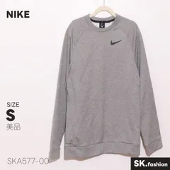 美品 NIKE トップス Dri-FIT クルーネック スウェット　ロゴプリント トレーニングトップ