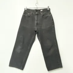 【中古品】Levi's リーバイス 00550-0260 メキシコ製  刻印493 90S RELAXED FIT リラックスフィット550 BLACK DENIM PANTSブラックデニムパンツ ズボン ボトムス 【157-260331-ya-03-izu】