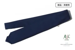 新品 アーディアンドシー AD&C ウールチェックネクタイ 10 ブルーのサムネイル