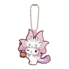【中古】キーホルダー タマミツネ×マイメロディ 「モンスターハンター×サンリオキャラクターズ カプセルラバーマスコット」