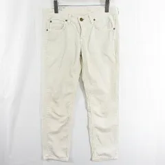 リー LEE Lady RIDERS コーデュロイ パンツ 綿 S アイボリー kz10842