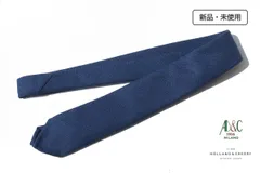 新品 アーディアンドシー AD&C ウールネクタイ 13 ブルーのサムネイル
