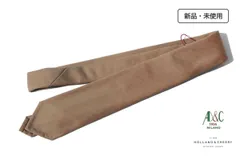 新品 アーディアンドシー AD&C ウール×シルクネクタイ 14 ブラウンベージュのサムネイル