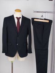 美品◎TFW49 セットアップスーツ 紺 ストレッチ素材 日本製 Mサイズ