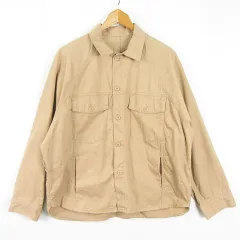 アズールバイマウジー AZUL by moussy ジャケット コットン S ベージュ kz11932