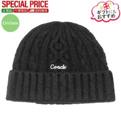 COACH CCL47 BLACK ニット帽 - メルカリ
