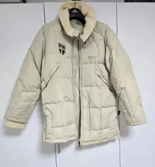 90s ヴィンテージ PUMA スウェーデン ダウンジャケット ロング丈 L