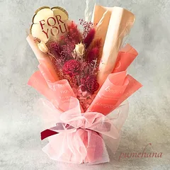 花束 プリザーブドフラワー ドライフラワー プレゼント お祝い バルーン付き 卒業式 入学式 結婚式 成人式 3000円 小さめ 誕生日 アレンジ 赤 おしゃれ 飾り方 記念日 かわいい 退職祝い 袋 日持ち 風船 祝い 枯れない ブーケ 包装 手作り 赤