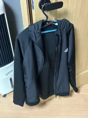 アディダス ブラック ウィンドブレーカー ジャケット