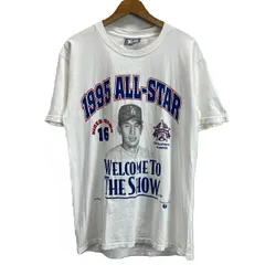 【中古】　Lee SPORT　Tシャツ　90’s vintage　半袖　トップス　クルーネック　コットン　プリント　野球　ベースボール　野茂英雄　1995 ALL-STAR　USA製　古着　/1103