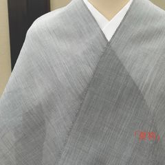 美品】小千谷縮 深緑色 夏着物 浴衣 お仕立て済み 広襟美品 - メルカリ