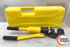 ◇【中古品】メーカー不明　SC-22　油圧式レバーカッター　ケース付き