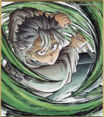 ミニ色紙 柱稽古編 鬼滅の刃 不死川実弥 キャラ ティザービジュアル: 柱稽古編 ミニ色紙コレクション 鬼滅の刃 その他