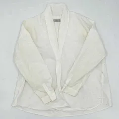 Luftrobe　ルフトローブ　長袖ブラウス　ホワイト　Mサイズ　〇□のサムネイル