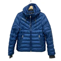 RLX(RalphLauren)(ラルフローレン) ブルゾン サイズ160/84A レディース - ブルーグレー×グレー 長袖/中綿/秋/冬
