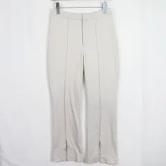 ロペ ROPE センターシーム スリット パンツ 36 アイボリー 2sa6412