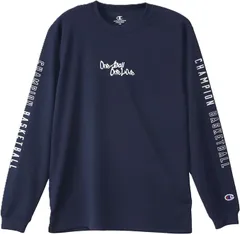 チャンピオン(Champion)キッズ ロングスリーブTシャツ バスケットボール ネイビー(370) CKCB415