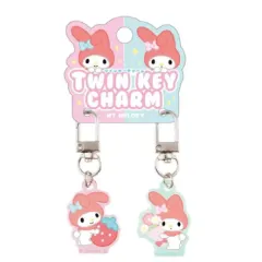 【中古】キーホルダー マイメロディ ツインキーチャーム 「サンリオキャラクターズ」