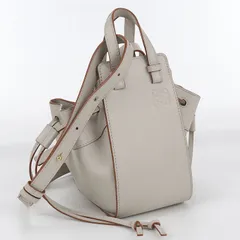 LOEWE ロエベ ハンモック ドローストリングス ミニ ハンドバッグ カーフ【中古】 レディース
