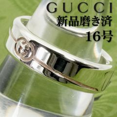 GUCCI リング シグネチャー GG ロゴ シルバー Ag925 刻印16 - メルカリ